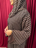 Coffee Polka Abaya
