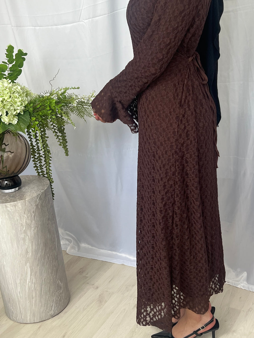 Lace Dress - Mocha
