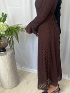 Lace Dress - Mocha