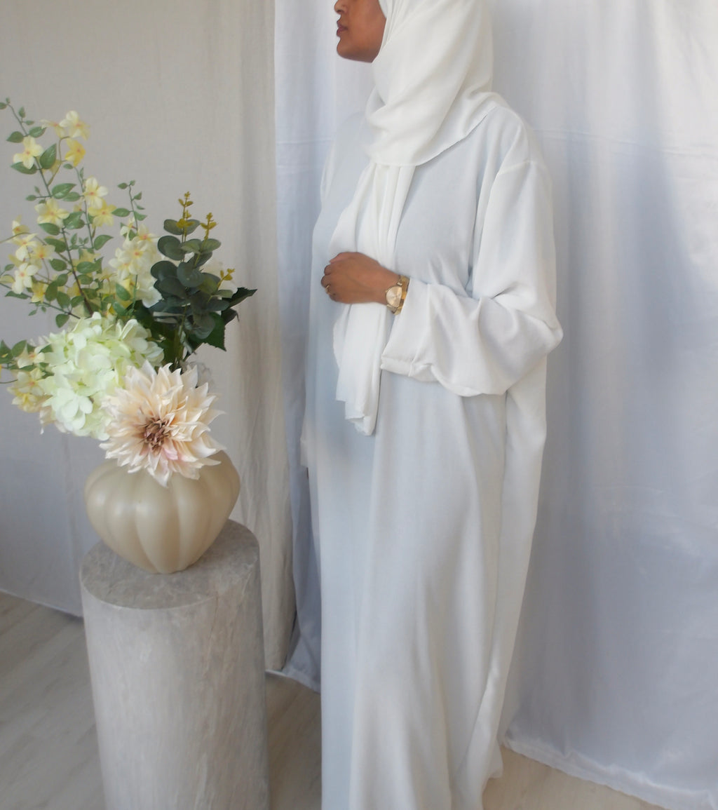 Tasnim Prayer Set - White