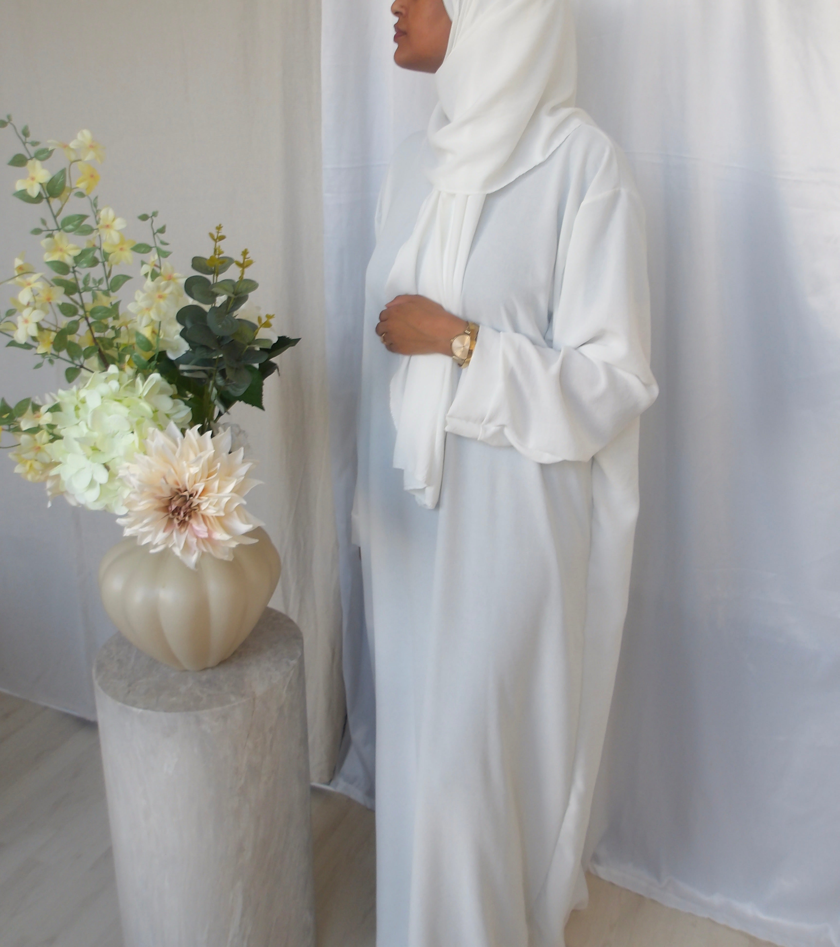 Tasnim Prayer Set - White