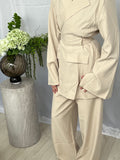 Tailored Blazer set - Cream