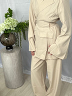 Tailored Blazer set - Cream