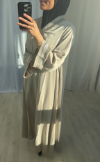 Amaya Flow Abaya – Beige