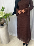 Lace Dress - Mocha