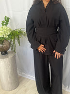 Tailored Blazer Set - Noir