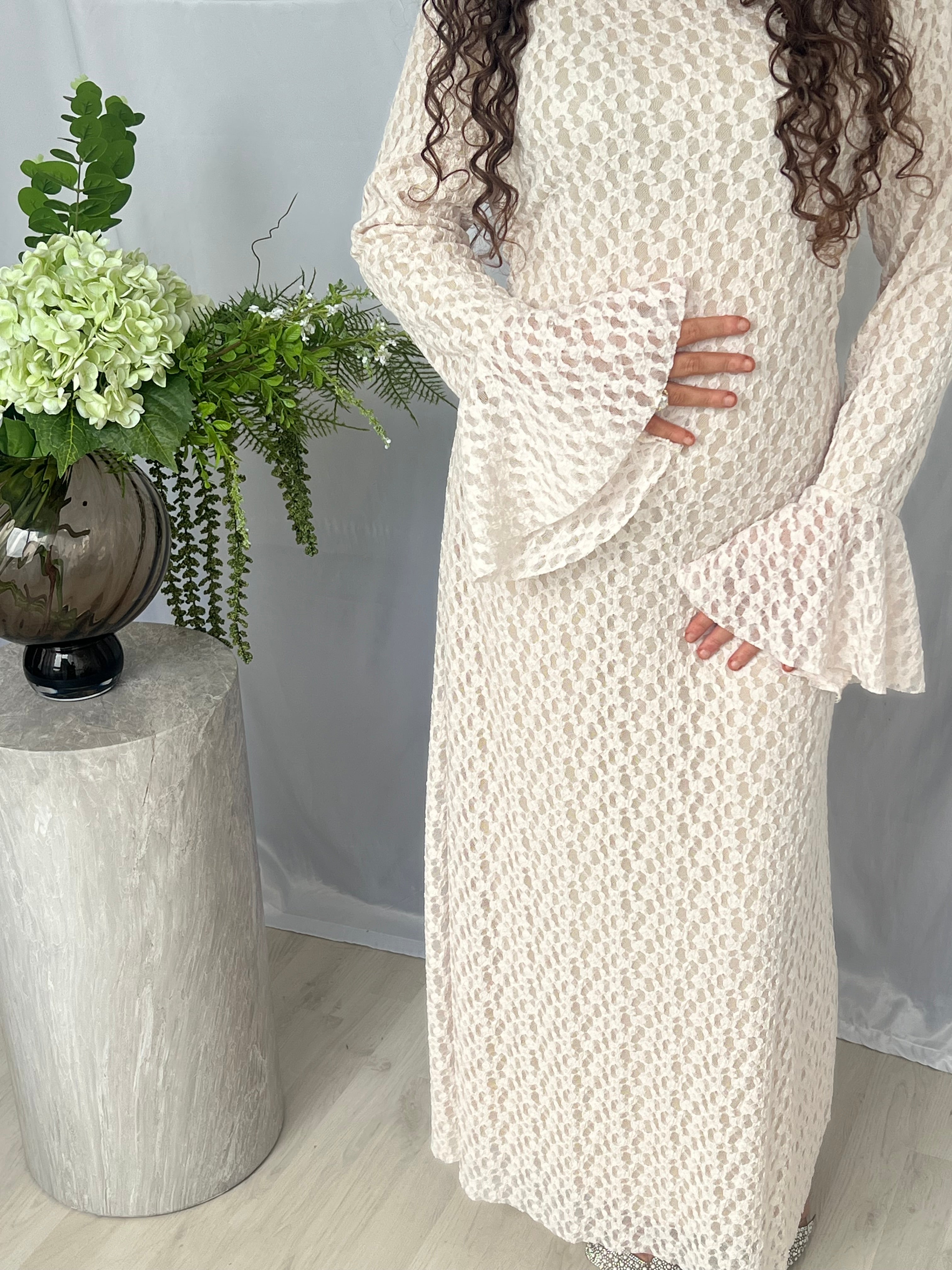 Lace Dress - Cream