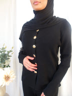 Jalil Co-ord Set – Noir
