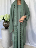 Blossom Abaya - Mint