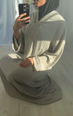 Amaya Flow Abaya – Beige