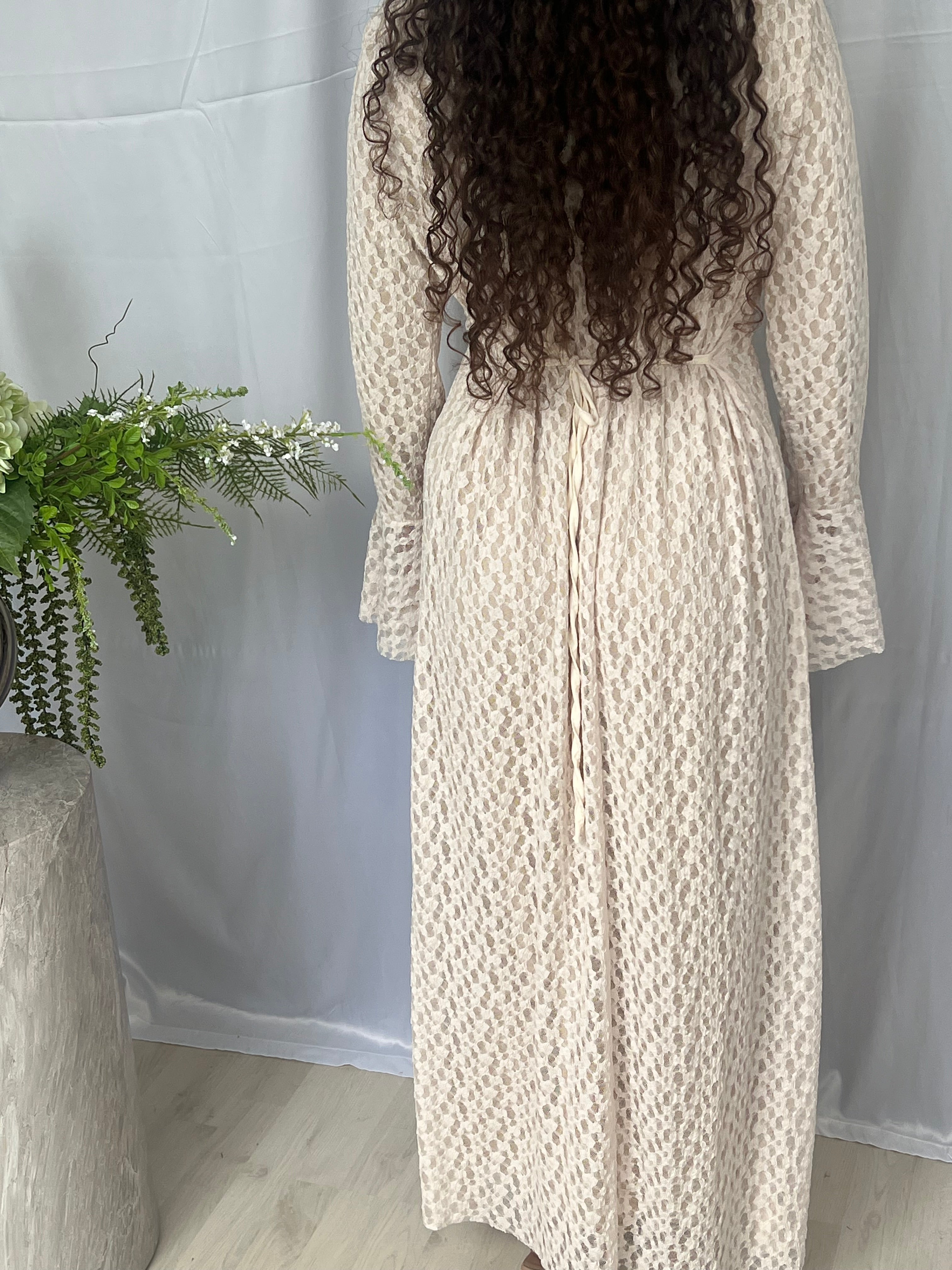 Lace Dress - Cream