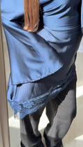 Nadia Lace Top - Navy