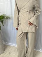 Tailored Blazer set - Taupe