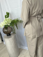 Tailored Blazer set - Taupe