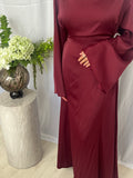 Soft Drape dress - Bordeaux