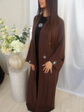 Nashad Crystal Abaya – Brown