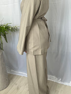 Tailored Blazer set - Taupe
