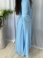 Butterfly Sleeve Dress - Sky