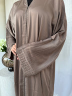 Crystal Abaya - Taupe