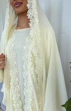 Blossom Abaya - Butteryellow
