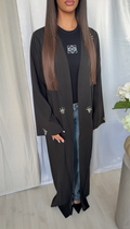 Nashad Crystal Abaya – Noir