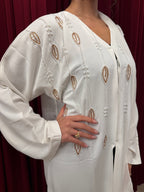 Ivory Glow Abaya