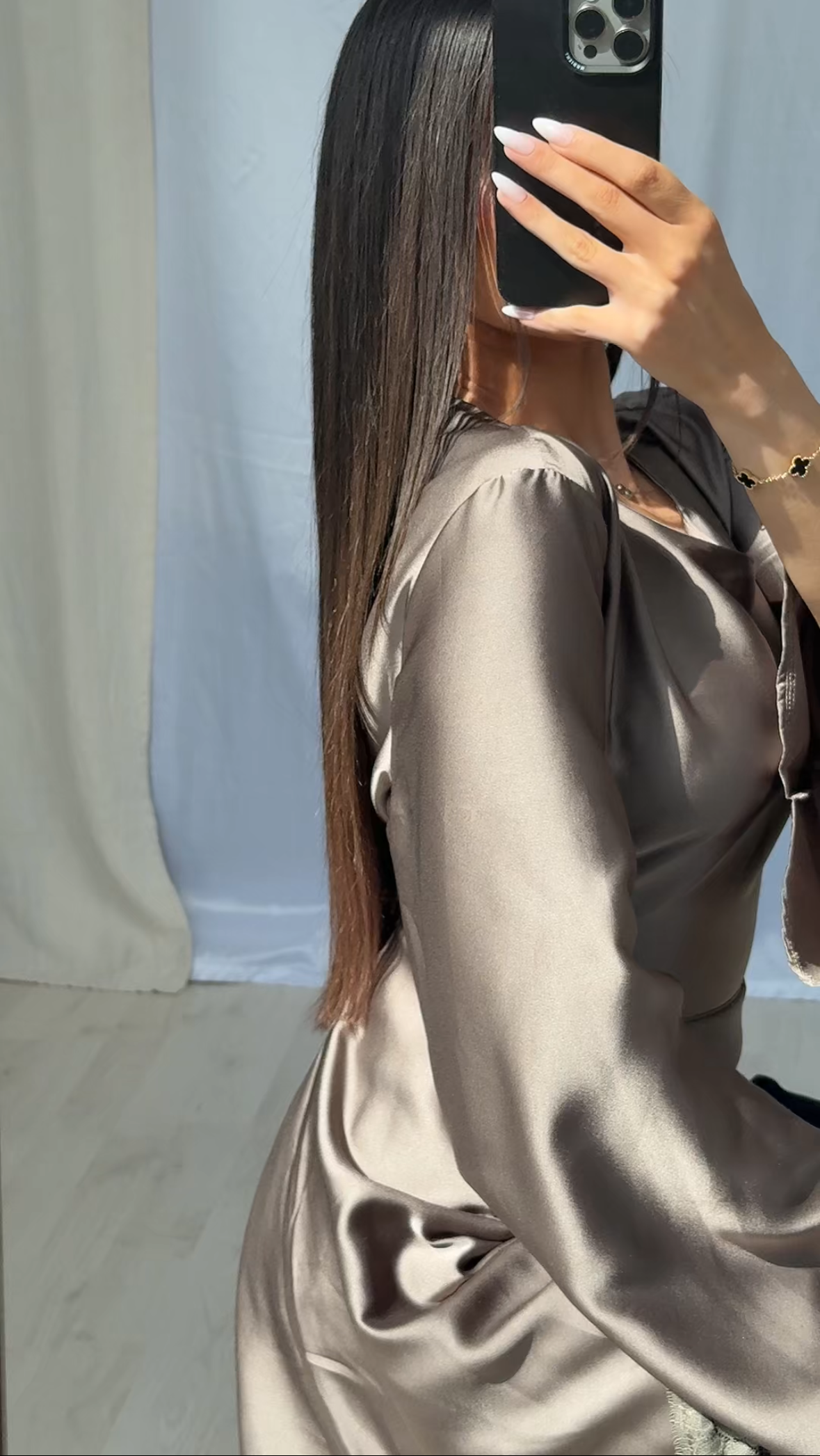 Nadia Lace Top – Taupe