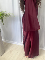 Najma Dress - Bordeaux