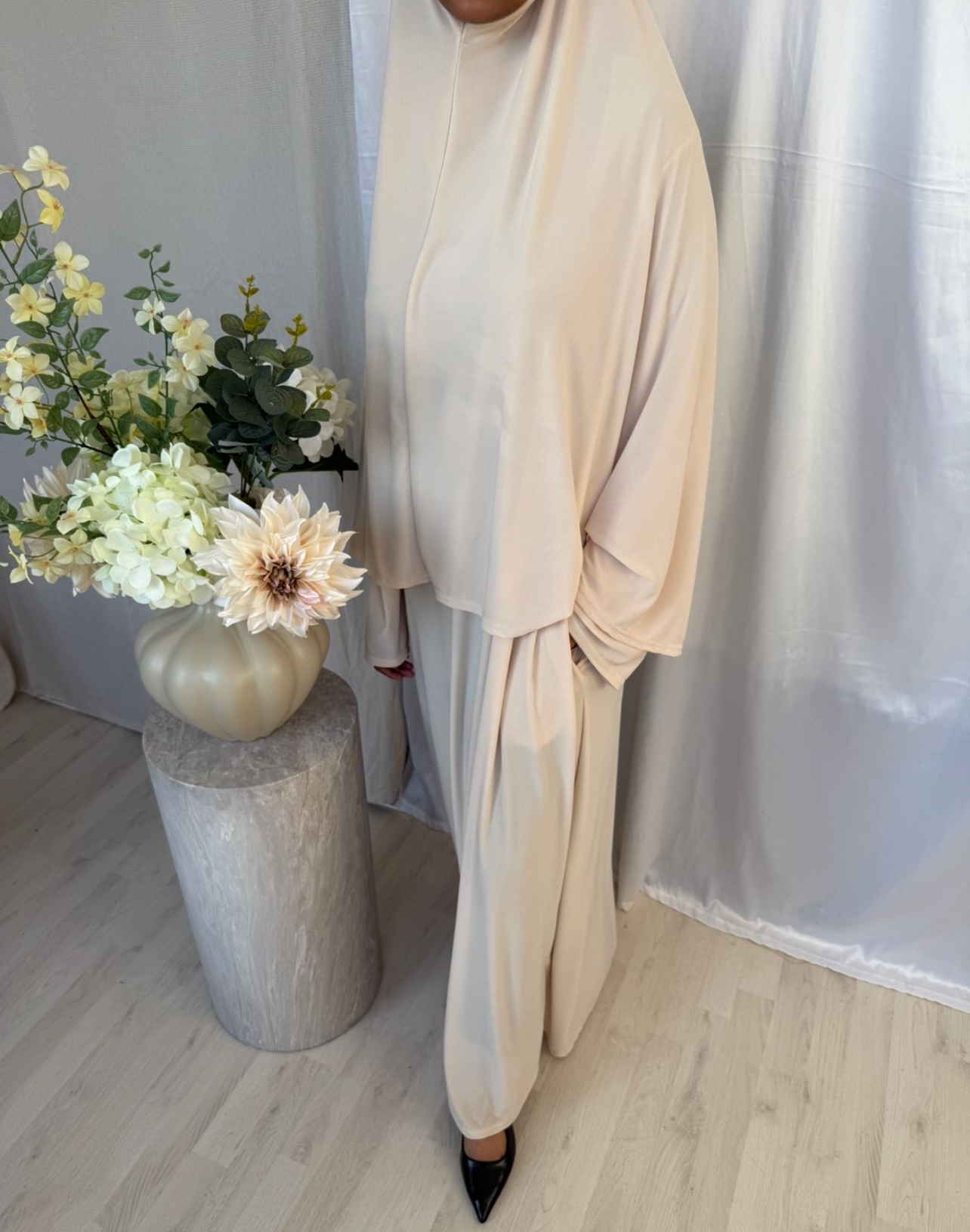 Hadiyah Khimar Set - Cream