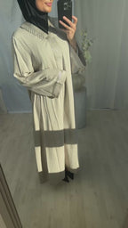 Amaya Flow Abaya – Beige