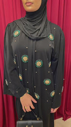 Emerald Crystal Abaya